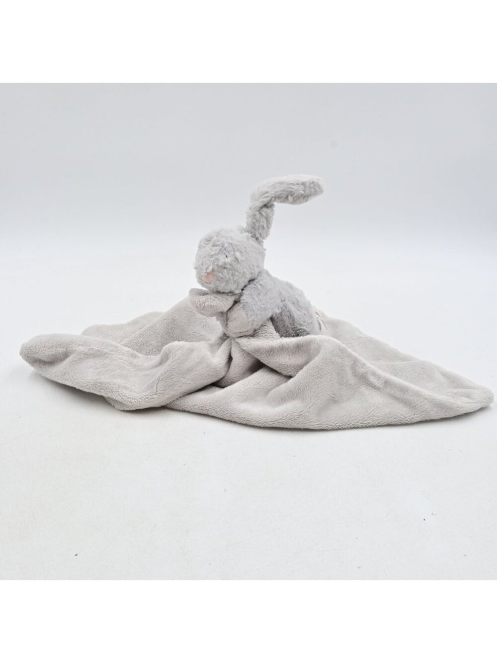 Jellycat Silver Bunny Blanket Soother Bashful Gray Rabbit Plush Lovey
